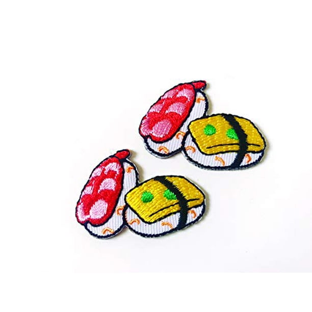 2 Awesome Set 2 Mini Cute Cartoon Sew IRON-ON PATCH Embroidered Applique Store